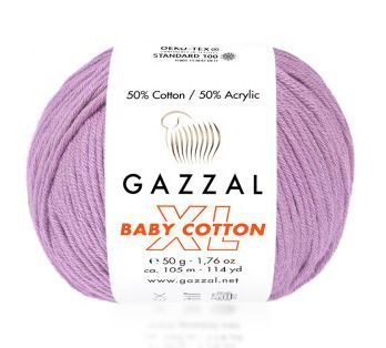 Пряжа Gazzal BABY COTTON XL #1