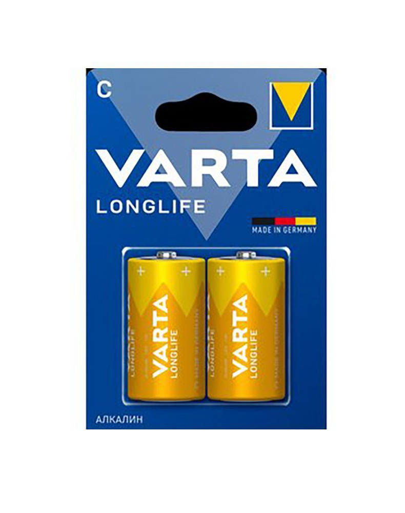 Varta Батарейка C, Щелочной тип, 1,5 В, 2 шт #1