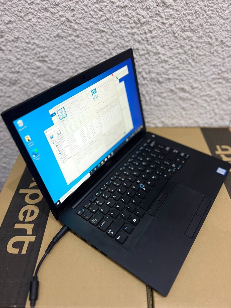 Dell Ноутбук DELL 7490(7480) I7/7 8/256 Ноутбук, Intel Core i7-10710U, RAM 8 ГБ, Windows Home, черный #1