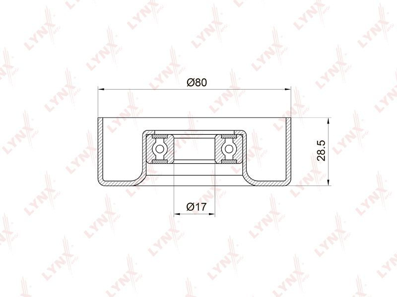 Натяжной ролик приводного ремня для MITSUBISHI / PB5010 #1