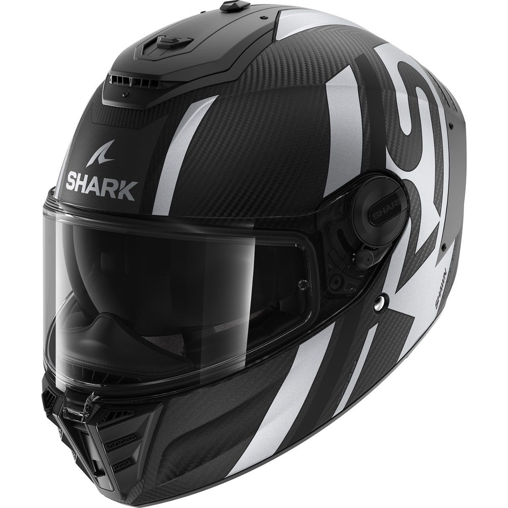Шлем SHARK SPARTAN RS CARBON SHAWN MAT Black/Silver L #1