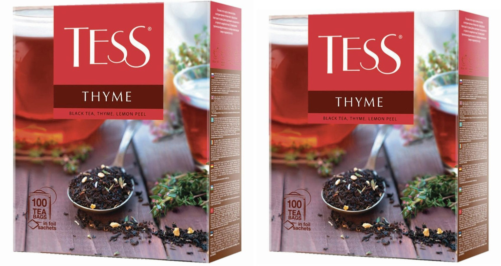 Чай TESS (Тесс) "Thyme"100 пак.- 2уп #1