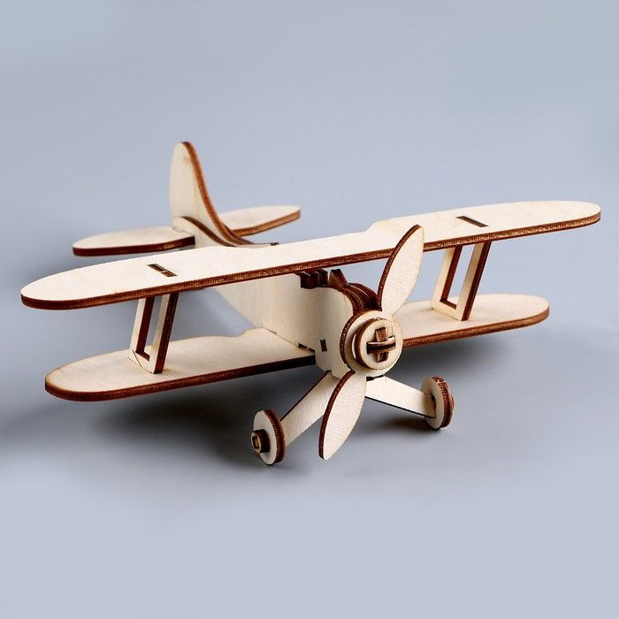 3D пазл Юный гений: Собери самолёт #1