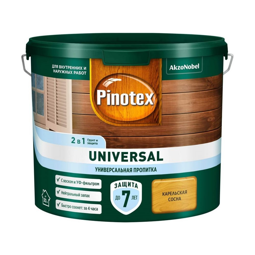 Пропитка Pinotex Universal 2 в 1 Карельская сосна 2,5л #1