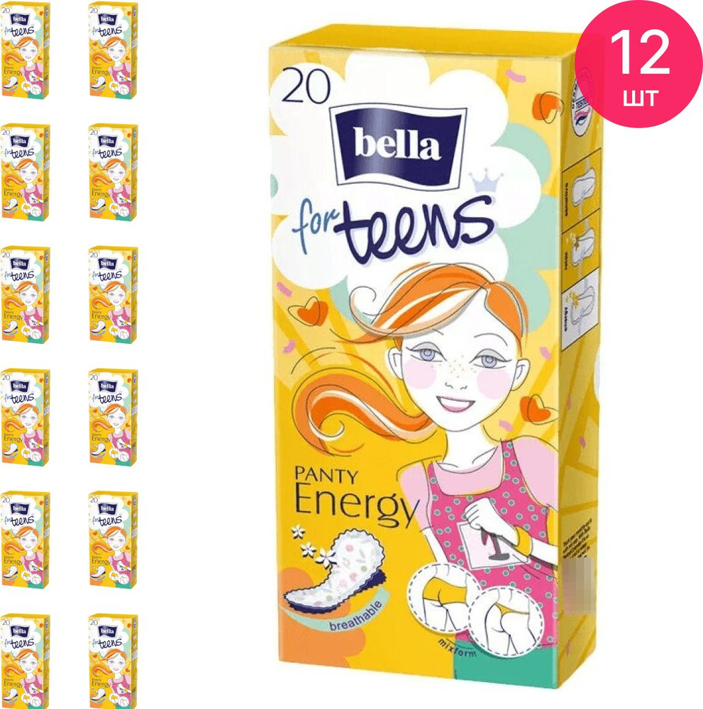 Ежедневные прокладки Bella / Белла For Teens Panty Energy Deo ароматизированные ультратонкие коробка #1