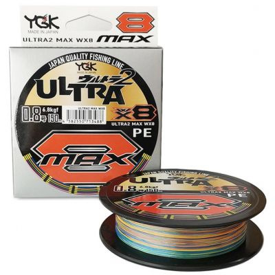 Плетеный шнур YGK Ultra2 Max WX8 1.2 150 м 0,19 мм #1