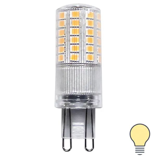 Лампа светодиодная Lexman G9 170-240 В 4 Вт капсула прозрачная 400 лм теплый белый свет  #1