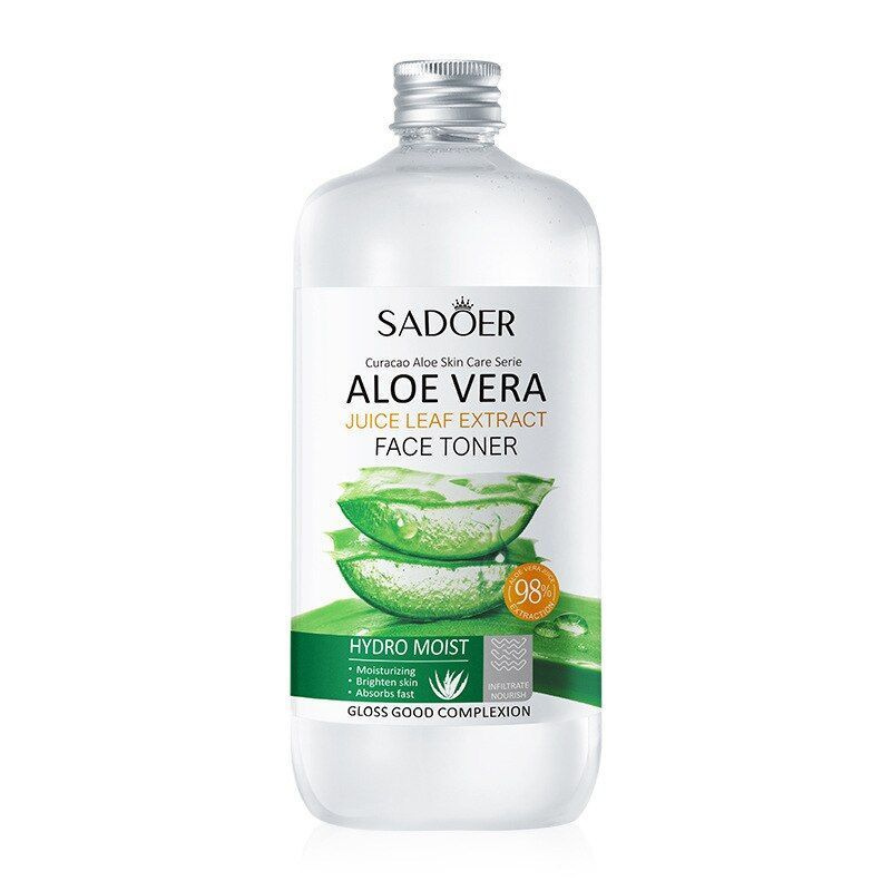 Тонер для лица с экстрактом алоэ вера Sadoer Aloe Vera Toner, 500 мл  #1