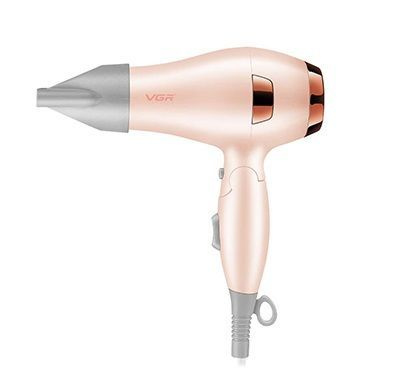 Фен для волос / VGR V0432 / Дорожный фен со складной ручкой, розовый  #1