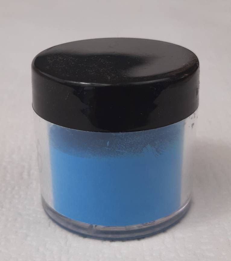 Пудра акриловая №056, ярко-синий цвет, 30 гр, 1 шт #1