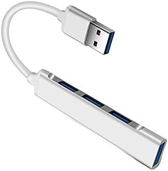 USB, концентратор type-c, алюминий, с 4 портами USB 3.0 USB, удлинитель type-c  #1