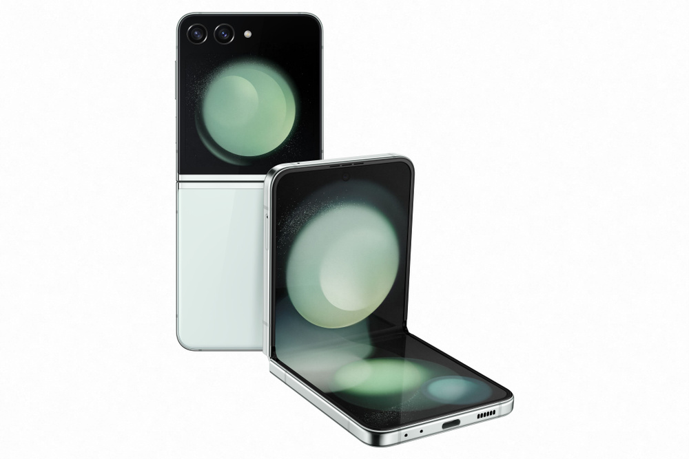 Samsung Смартфон Galaxy Z Flip 5 8/256 ГБ, светло-зеленый #1