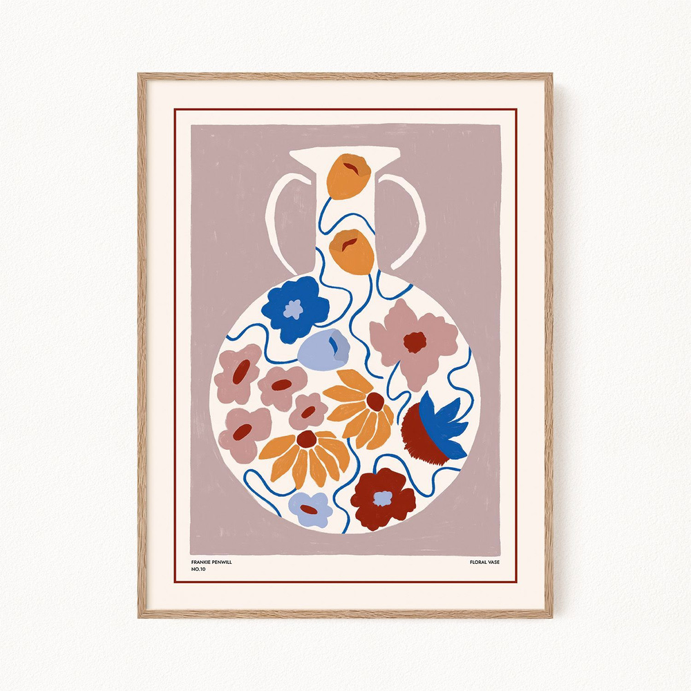 Постер для интерьера "Floral Vase", 30х40 см #1