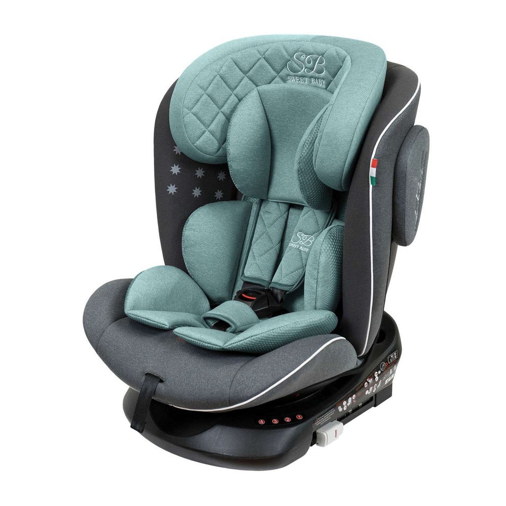 Автокресло Sweet baby Crosstour 360 Isofix Grey Turquoise #1