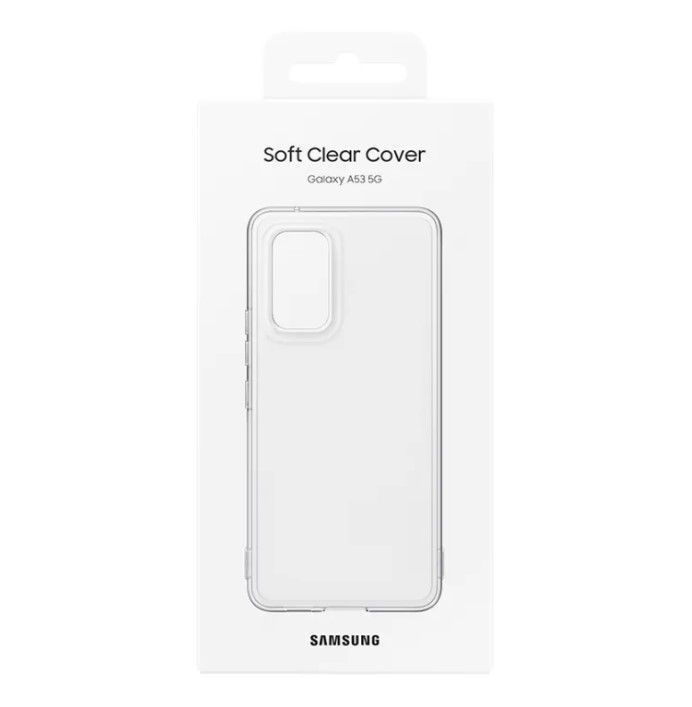 Чехол-накладка Soft Clear Cover для Samsung Galaxy A53 5G Цвет: прозрачный EF-QA536TTEGRU  #1