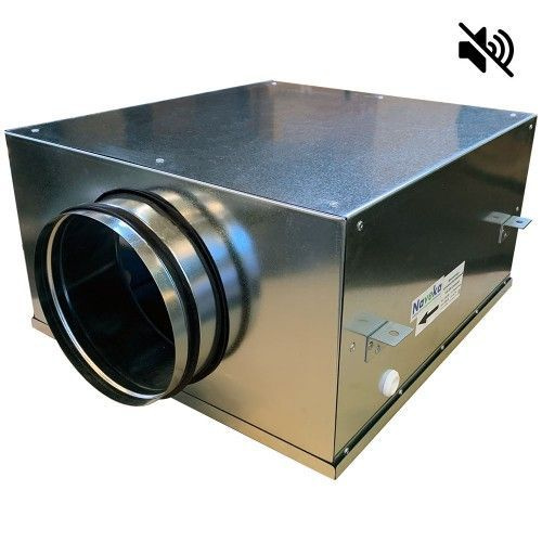 Вентилятор канальный круглый шумоизолированный VSK-VS(AC1)- 160(D220) Compact (0,08 кВт; 0,4А)  #1