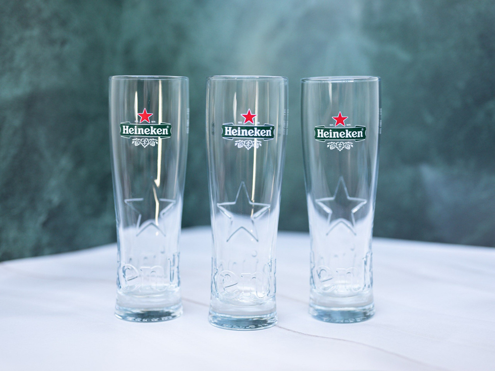 Heineken Кружка пивная "Heineken original", 350 мл, 3 шт #1