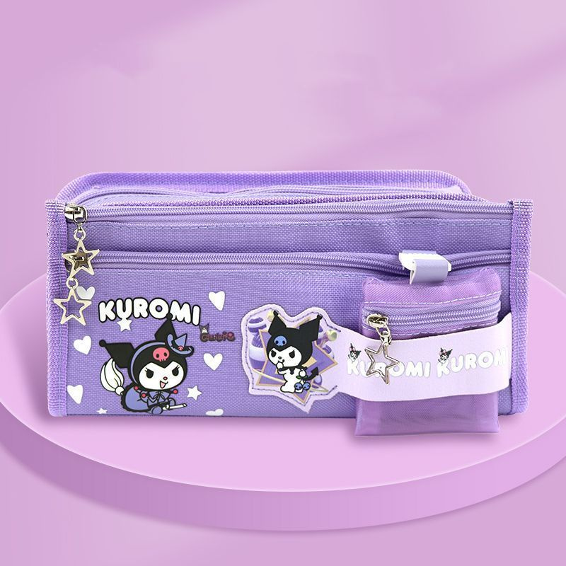 Школьный пенал-косметичка для девочки аниме Куроми Kuromi Лева ...