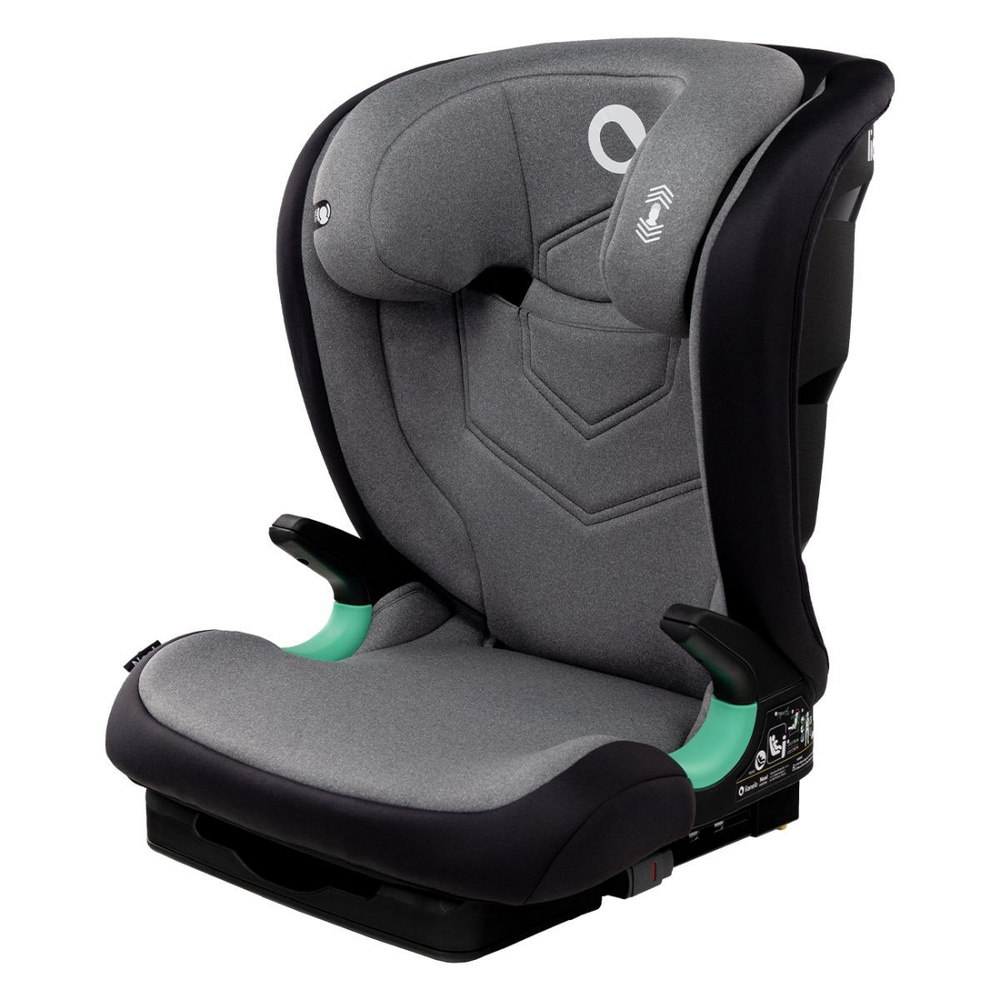 Автокресло детское Lionelo Neal ISOFIX Grey Stone группа 2-3 (15-36 кг) #1