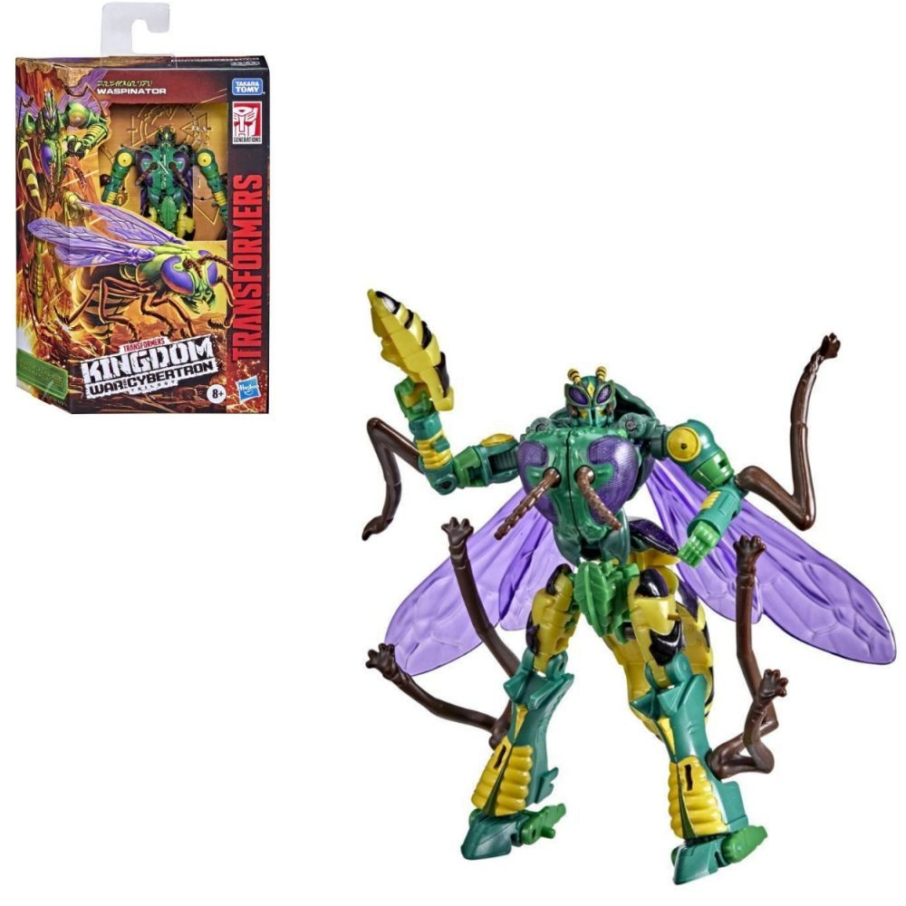 Hasbro Игрушки-трансформеры Generations War for Cybertron: Kingdom Deluxe Фигурка WFC-K34 Waspinator #1