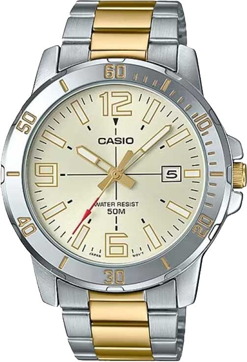 Японские наручные часы Casio MTP-VD01SG-9B #1