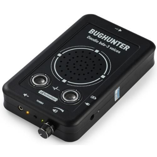 Подавитель микрофонов, подслушивающих устройств и диктофонов "BugHunter DAudio bda-3 Voices" с 7 УЗ-излучателями #1