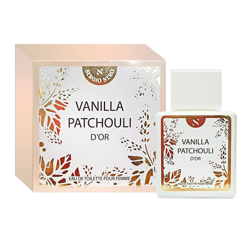 SERGIO NERO/Туалетная вода женская Vanilla Patchouli d'or 50 мл/Парфюм женский, парфюм,женский, духи, #1