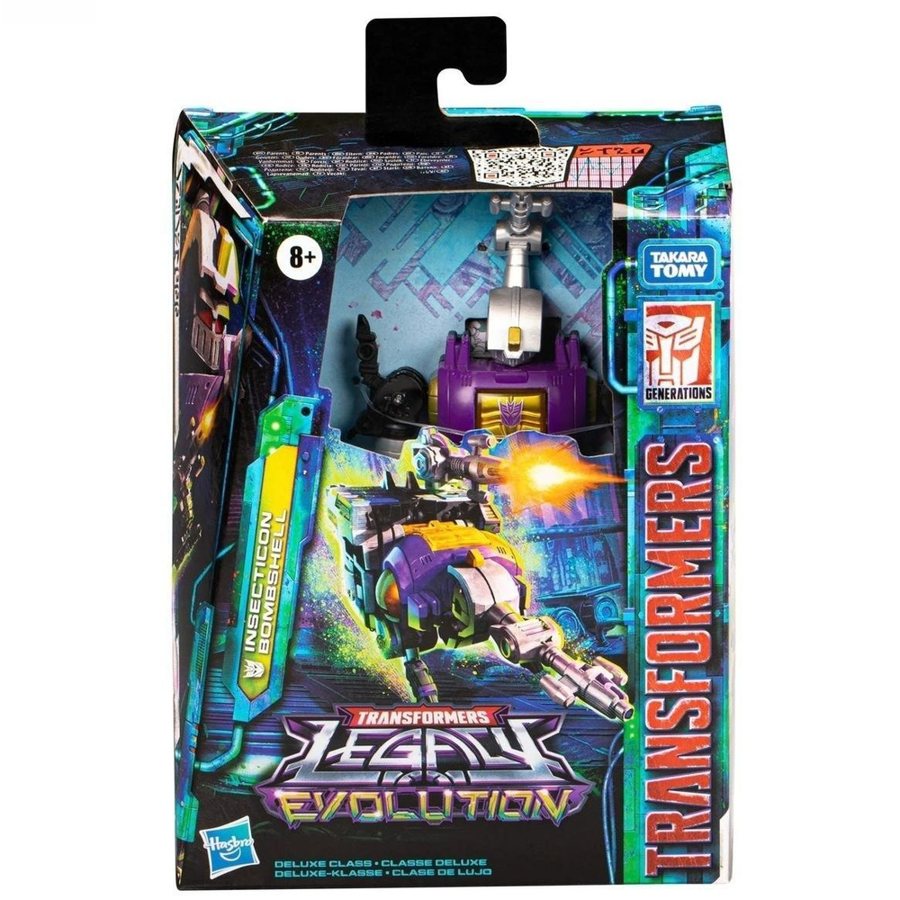 Трансформеры игрушки Hasbro Transformers Legacy Evolution Deluxe Class Insecticon Bombshell (14cm) F7200 #1