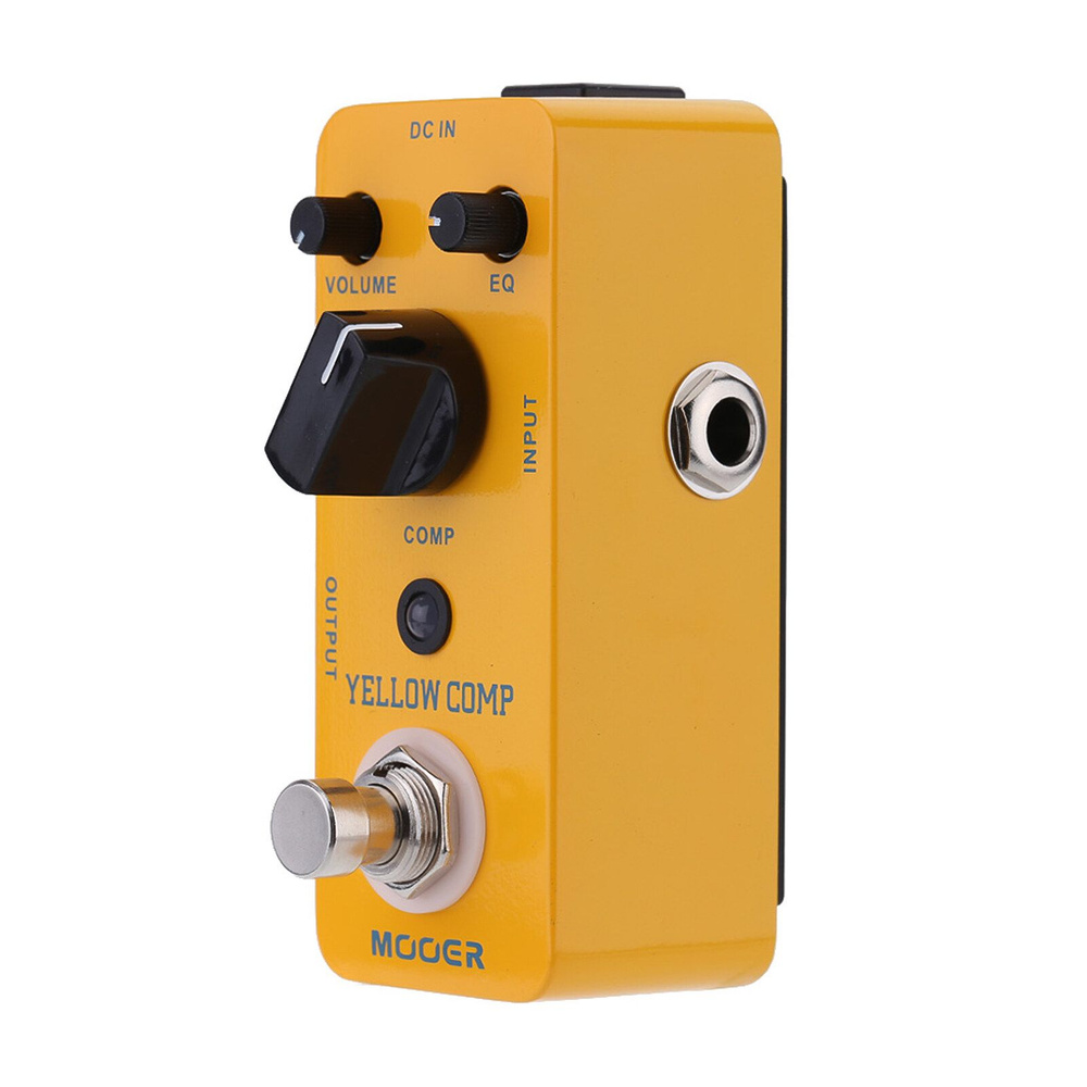 Mooer Yellow Comp Micro Mini Оптический компрессор Педаль эффектов для электрогитары  #1