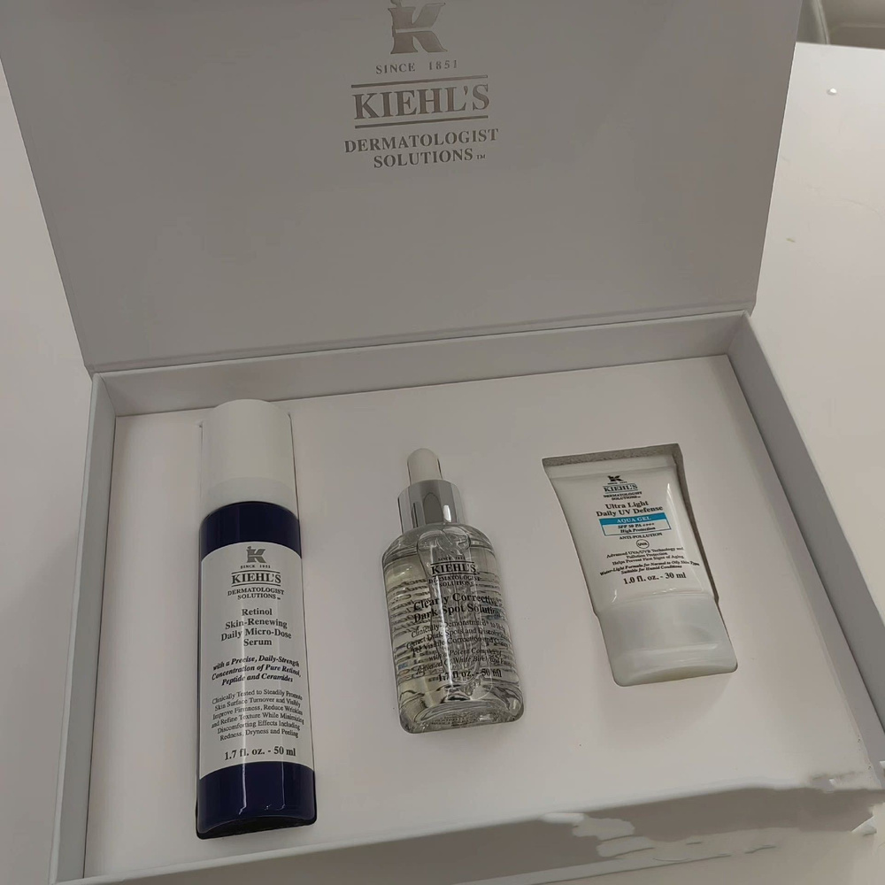 Kiehl's Набор косметики для ухода за лицом женский Подходит для всех типов кожи Снимают покраснение и #1