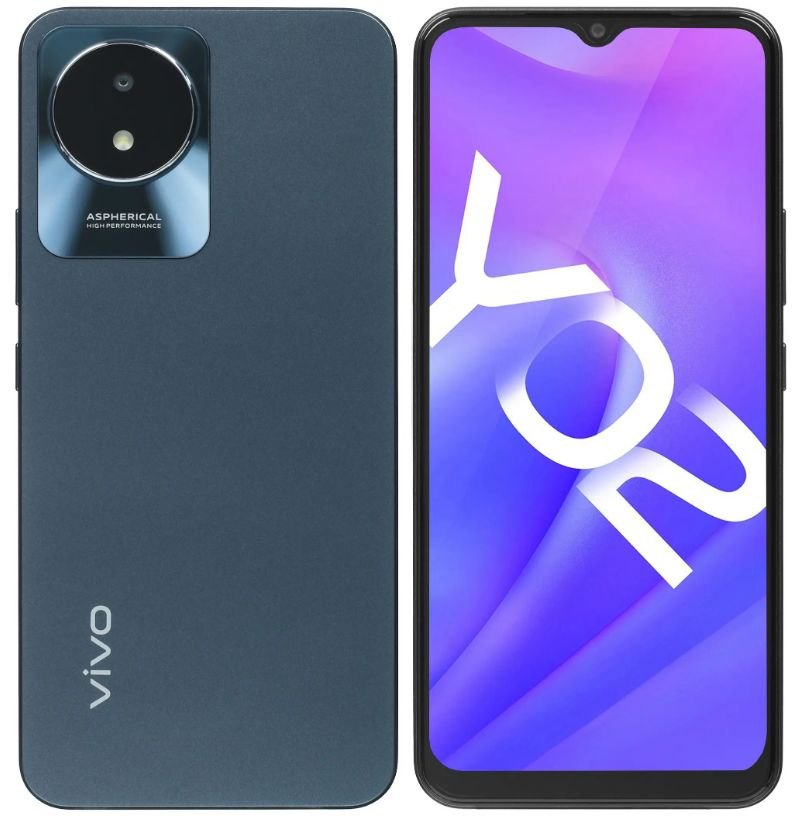 Vivo Смартфон Y02 черный 32 ГБ 2/32 ГБ, черный #1