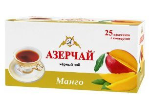 Чай Azercay tea Манго 1,8гр.*25пак.*5шт. #1