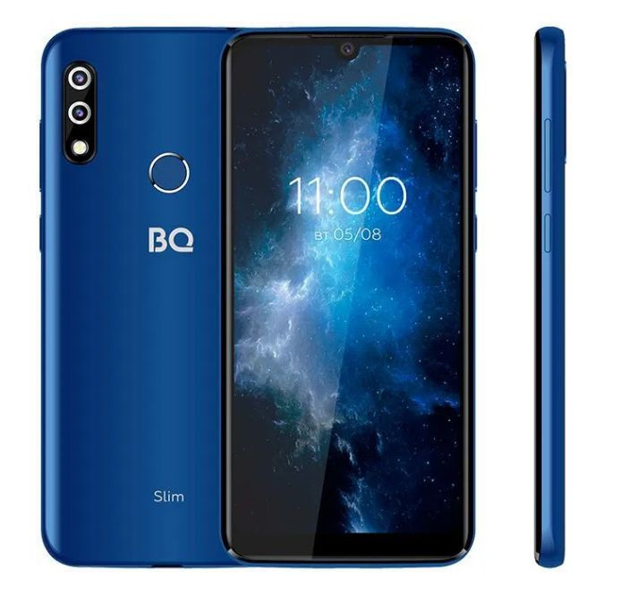 BQ Смартфон 6" Slim 16 ГБ (6061L) синий - 4 x 2 ГГц, 2 ГБ, 2 SIM, IPS, 1560x720, 8 Мп, 4G (LTE), 350 #1