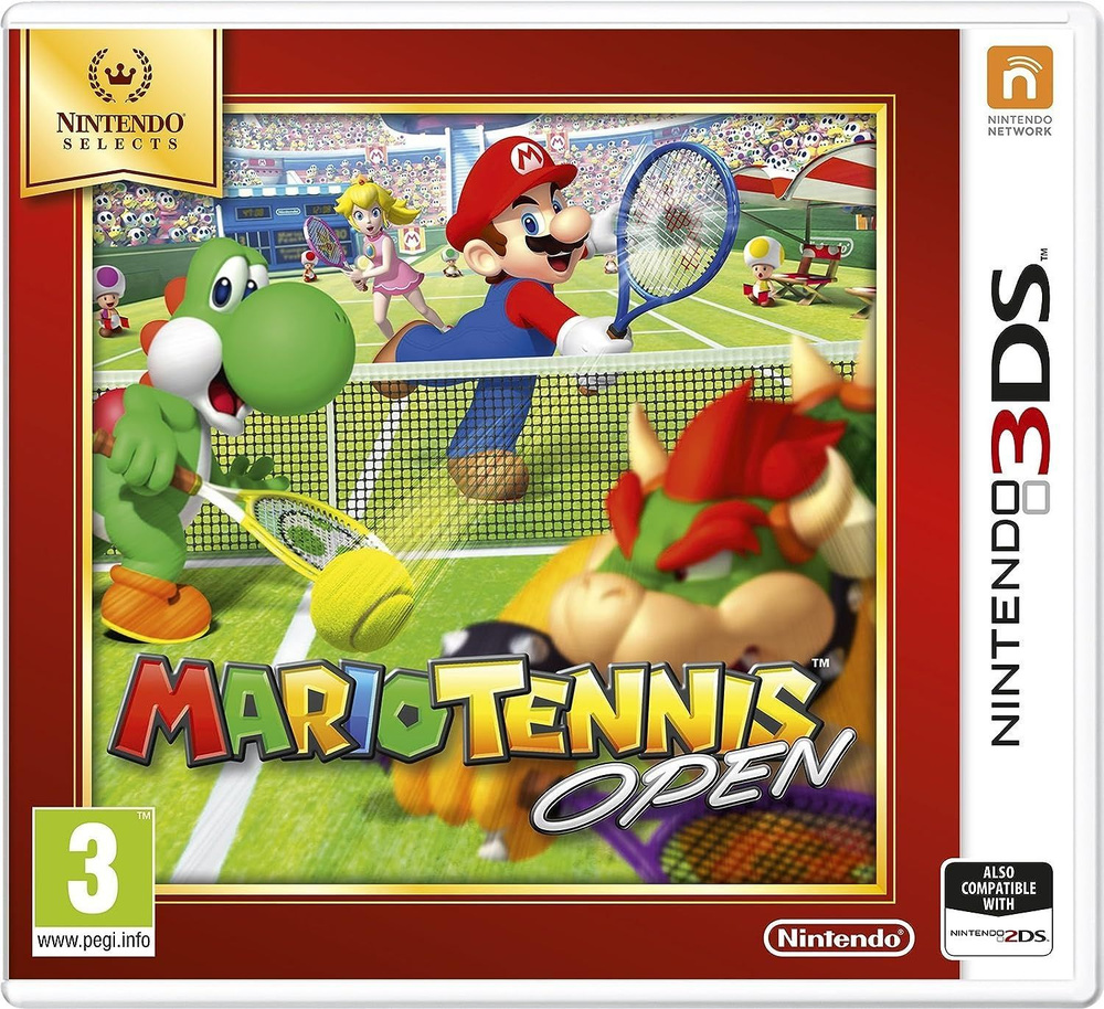 Игра Mario Tennis Open (Nintendo Selects) (Nintendo 3DS, Русские субтитры) #1