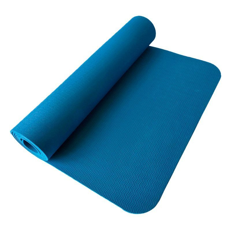 Коврик для йоги и фитнеса Yogastuff TPE, темно-синий, 183*61*0,6 см #1