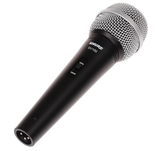 Shure Микрофон для живого вокала Shure SV100-A черный, проводной, ручной, -52 дБ, от 50 Гц до 15000 Гц, #1