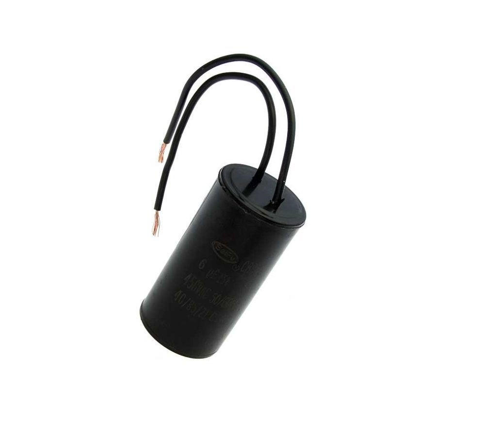 Пусковой конденсатор CBB60 6мкФ 450В - купить с доставкой по выгодным ...