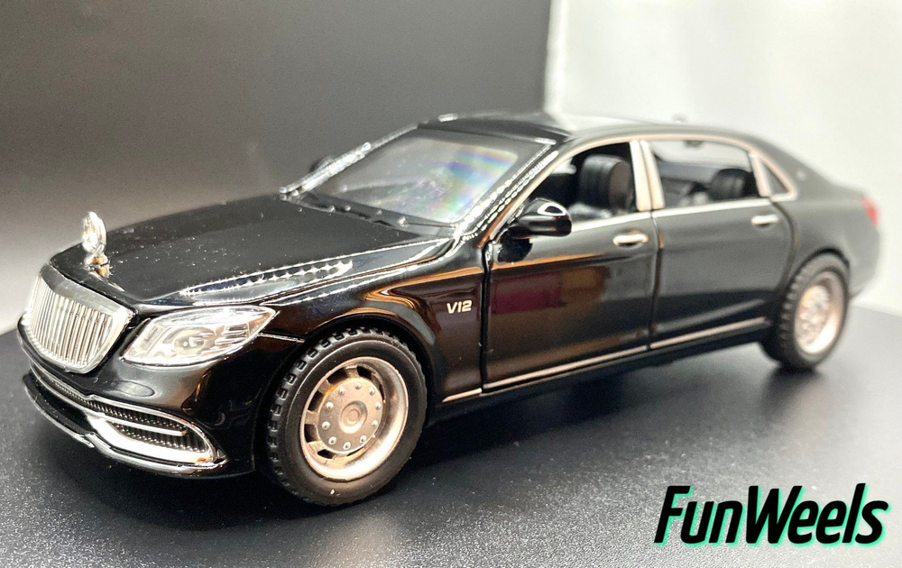 Детская игрушка металлическая Mercedes-Benz Maybach S-Класс 680(Мерседес Бенз С класс Майбах) / Масштаб #1