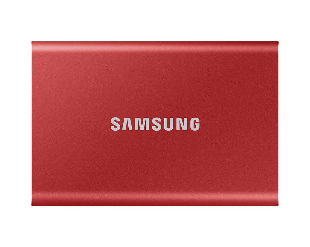 1 TБ Внешний SSD диск Samsung T7 Portable, USB 3.0 (3.2), Красный (MU-PC1T0R/WW) #1