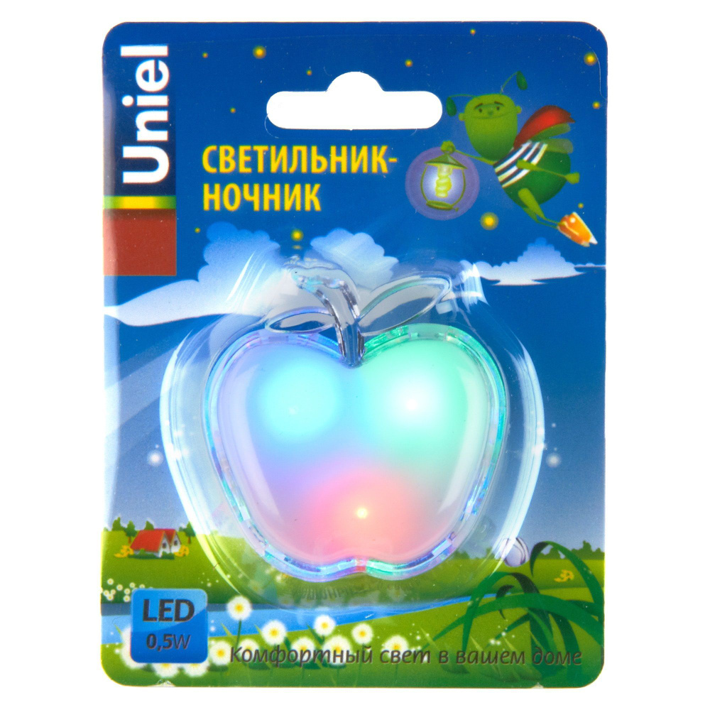 Светильник-ночник Uniel DTL-308-Сердечко-RGB-3LED-0.5W Без выключателя  #1
