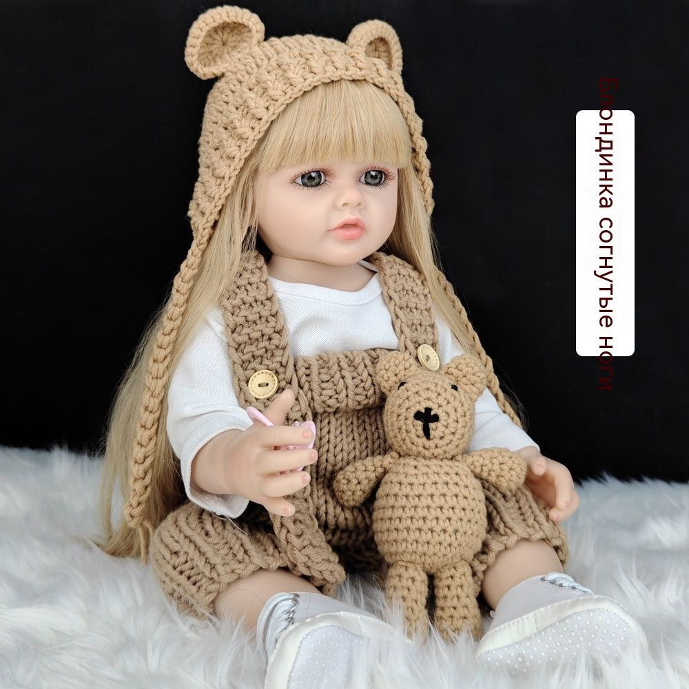 Кукла Реборн 55cm /силиконовая Игрушка Пупс - купить с доставкой по ...