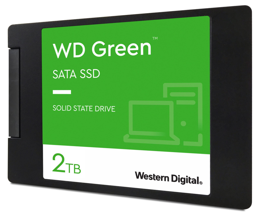 Western Digital 2 ТБ Внутренний SSD-диск WD-green-1TB (WDS1000G3G0A) #1