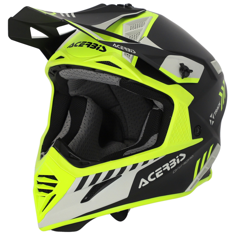 Кроссовый шлем ACERBIS X-TRACK MIPS 22-06, Yellow Fluo/Black (размер L) #1