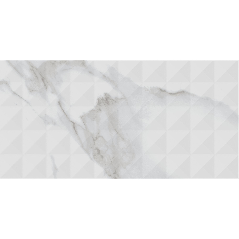 Плитка настенная рельефная Culto Asana Marble H 20x40 см 1.2 м мрамор цвет серый  #1