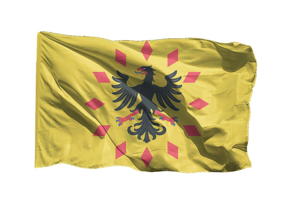 Флаг Королевства Лирии и Ривии из Ведьмака 70х105 см на шёлке для ручного древка  #1