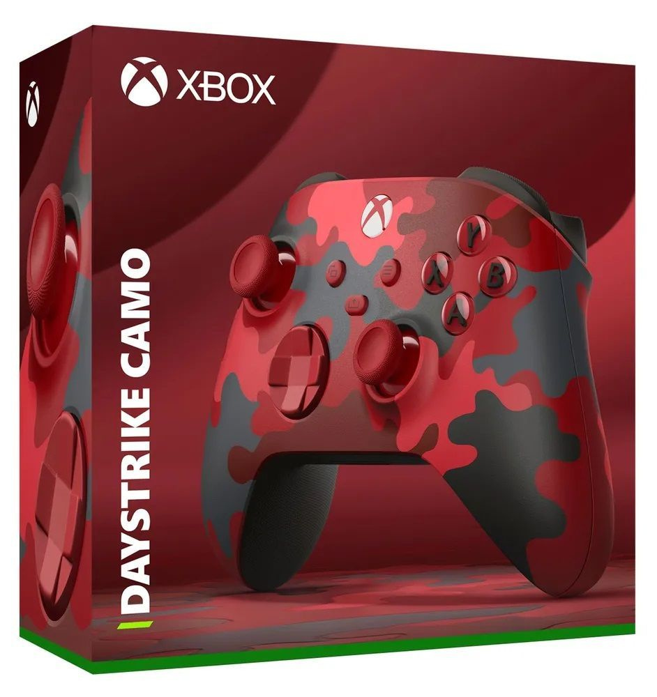 Геймпад беспроводной Series S / X / Xbox One S / X Wireless Controller Daystrike Camo Красный камуфляж #1