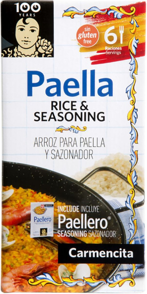 Рис для паэльи Карменсита из Аликанте с приправой кор, 604 г (в заказе 1 штука)  #1