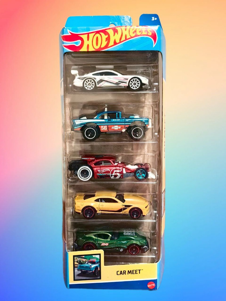 Подарочный набор Hot Wheels / Хот Вилс Базовые машинки 5 шт, 1806 HLY78  #1