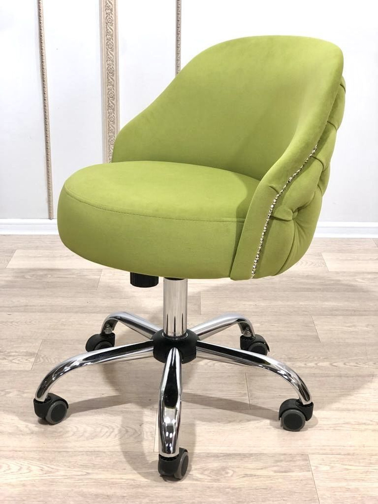MJ mebel Офисный стул, Бук, Ткань, оливково-зеленый #1