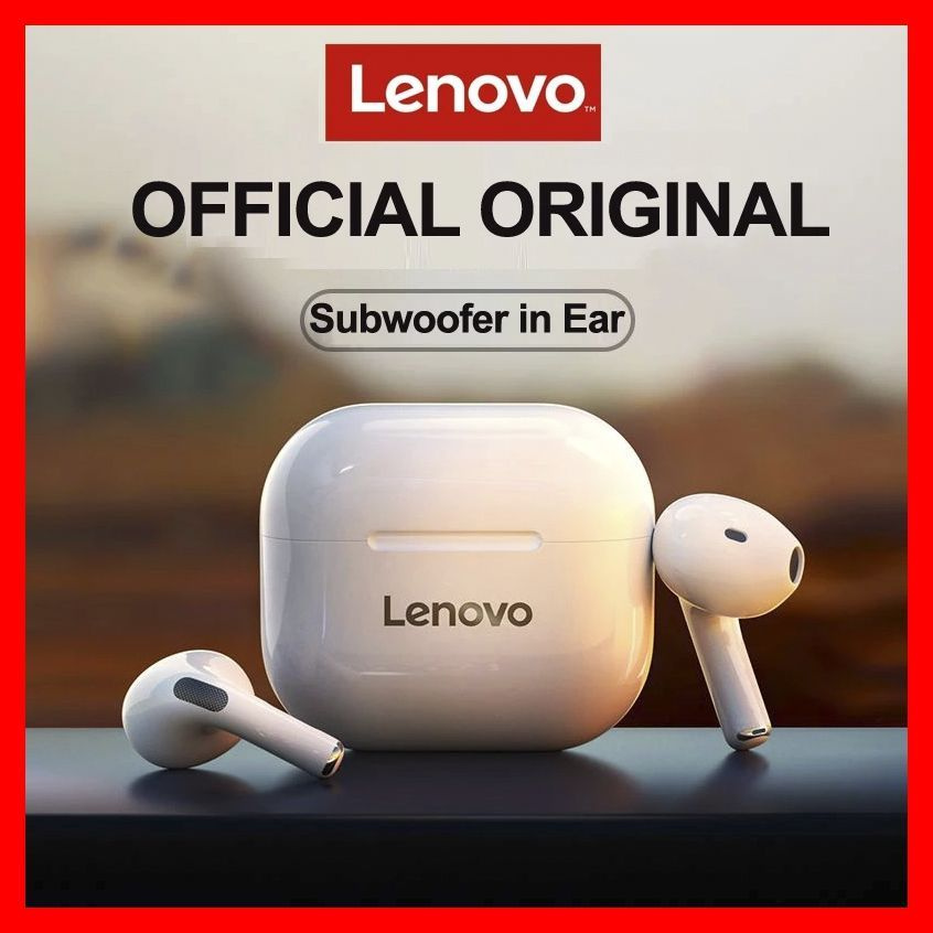 Bluetooth Наушники Lenovo LP40 TWS Мини - беспроводная игра для ушей с микрофоном IOS Android  #1